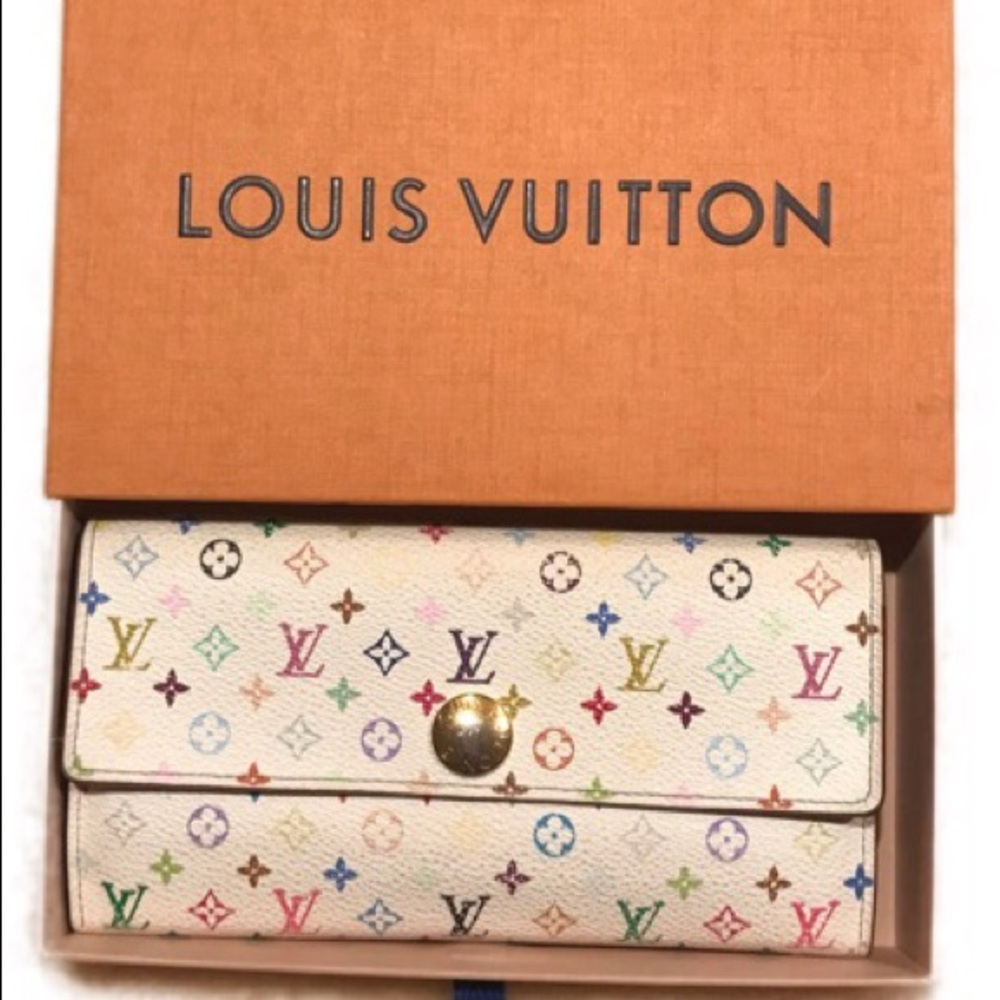 Louis Vuitton Multi color Sarah Bifold wallet
